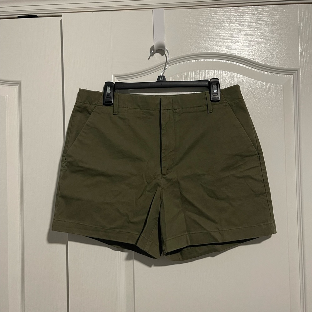 Flat Front Classic Chino Shorts
